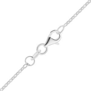Ludlow St. Flat Cable Chain Necklace in Sterling Silver