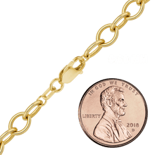 Load image into Gallery viewer, Clinton St. Cable Chain Anklet in Yellow Gold
