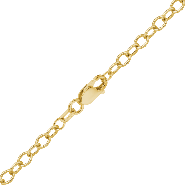 Clinton St. Cable Anklet in 18K Yellow Gold