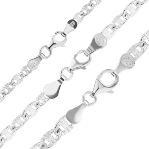 Mulberry St. Mariner Cable Chain Bracelet in Sterling Silver