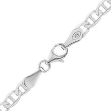 Load image into Gallery viewer, Madison Ave. Mariner Chain Anklet in Sterling Silver
