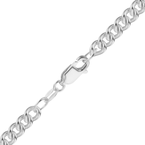 Chrystie St. Curb Chain Anklet in Sterling Silver
