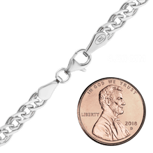 Load image into Gallery viewer, Nolita Nonna Chain Anklet in Sterling Silver
