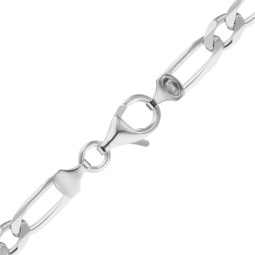 Fulton Market Figaro Chain Necklace in Sterling Silver