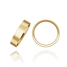 Load image into Gallery viewer, ITI NYC 14K Yellow Gold Flat Wedding Bands (2.0 mm - 10.0 mm)
