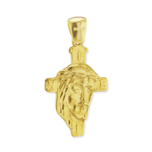 Load image into Gallery viewer, ITI NYC Christ Head Pendant in 14K Gold
