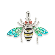 Load image into Gallery viewer, Fancy Bee Charm (30 x 41mm)
