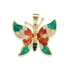 Load image into Gallery viewer, Fancy Butterfly Charm (23 x 26mm)
