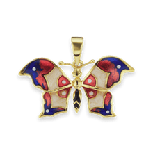 Load image into Gallery viewer, Fancy Butterfly Charm (21 x 29mm)
