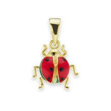 Load image into Gallery viewer, Ladybug with Open Wings Charm (20 x 14mm)
