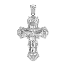Load image into Gallery viewer, ITI NYC Ornate Crucifix Pendant in Sterling Silver
